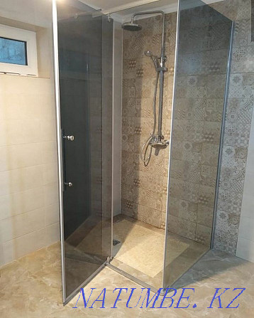 Shower Cabin Shower Cabin Fencing Partition Wall Bathtub Glass Jacuzzi Almaty - photo 3