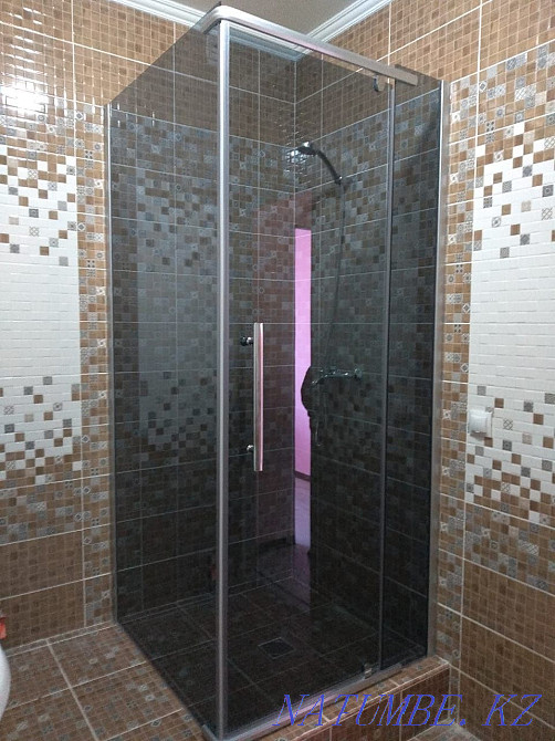 Душевая кабина Душ кабинка Ограждения Перегородка Ванна Стекло Джакузи Алматы - изображение 4