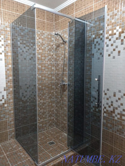 Душевая кабина Душ кабинка Ограждения Перегородка Ванна Стекло Джакузи Алматы - изображение 5