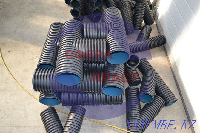 Plastic pipes (two-layer) Almaty - photo 5