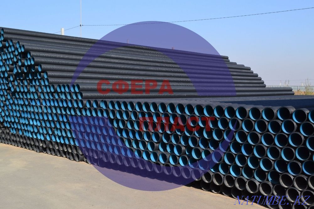 Трубы пластиковые (двухслойные) Алматы - изображение 8