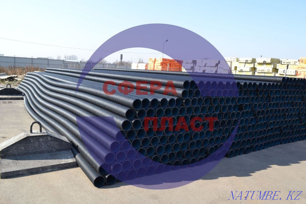 Трубы пластиковые (двухслойные) Алматы - изображение 7