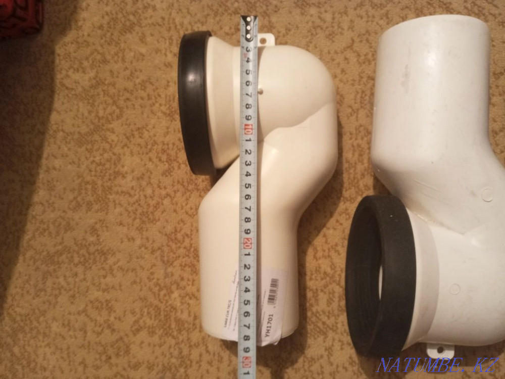 Продам сливная трубка классическая для унитазов с универсальным выпуск Алматы - изображение 3