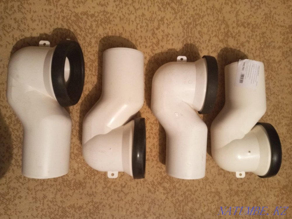 Продам сливная трубка классическая для унитазов с универсальным выпуск Алматы - изображение 1