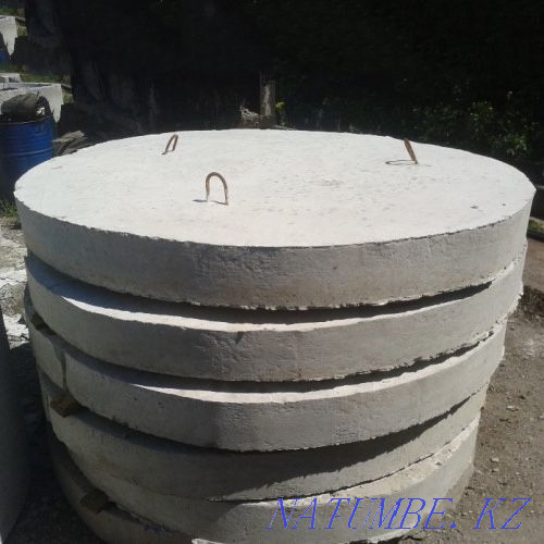 Covers and bottoms of concrete septic rings - wells Taldykorgan - photo 3