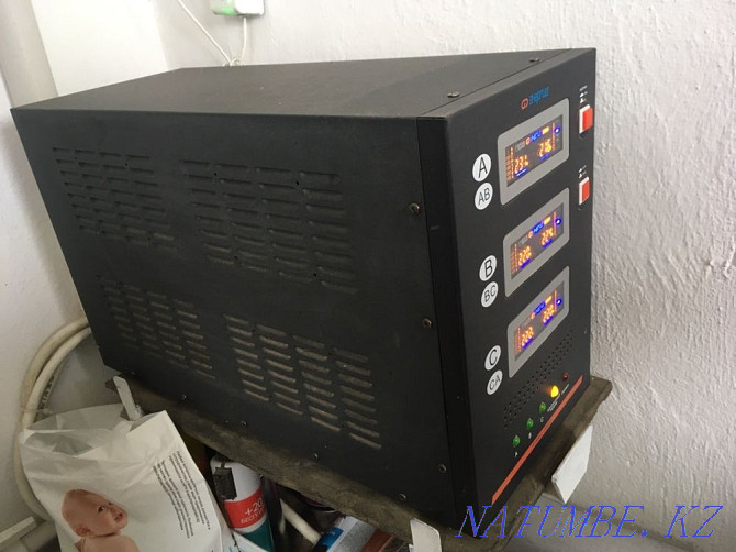 URGENTLY! Sell voltage stabilizer 380 V. All questions by phone Aqtobe - photo 2