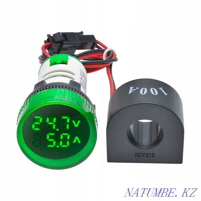 LED indicator with built-in voltmeter and ammeter Almaty - photo 2