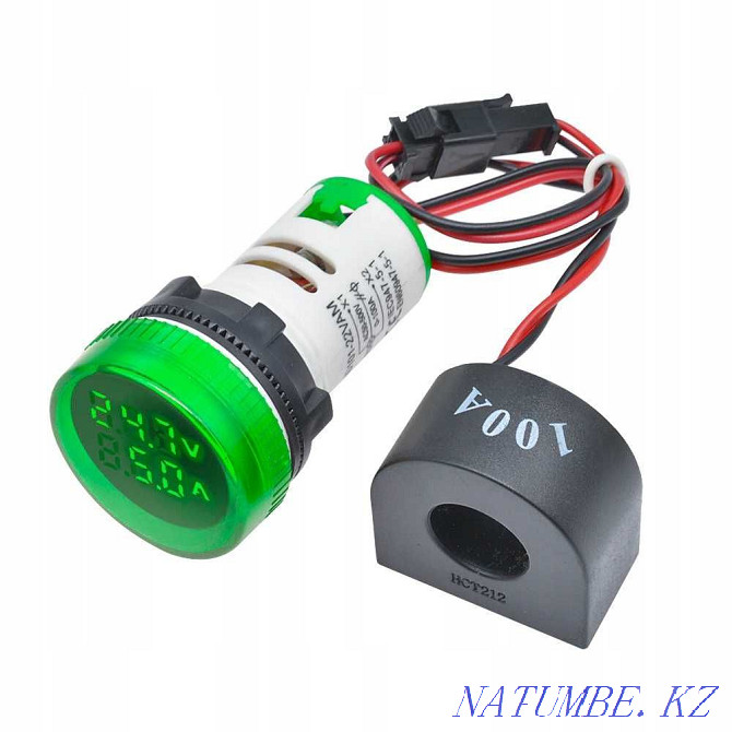 LED indicator with built-in voltmeter and ammeter Almaty - photo 3