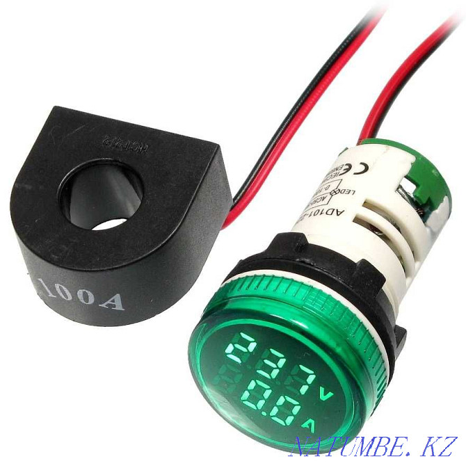 LED indicator with built-in voltmeter and ammeter Almaty - photo 4