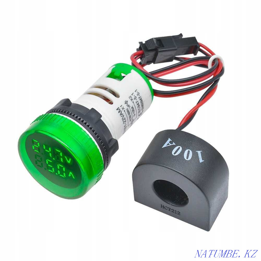 LED indicator with built-in voltmeter and ammeter Almaty - photo 3
