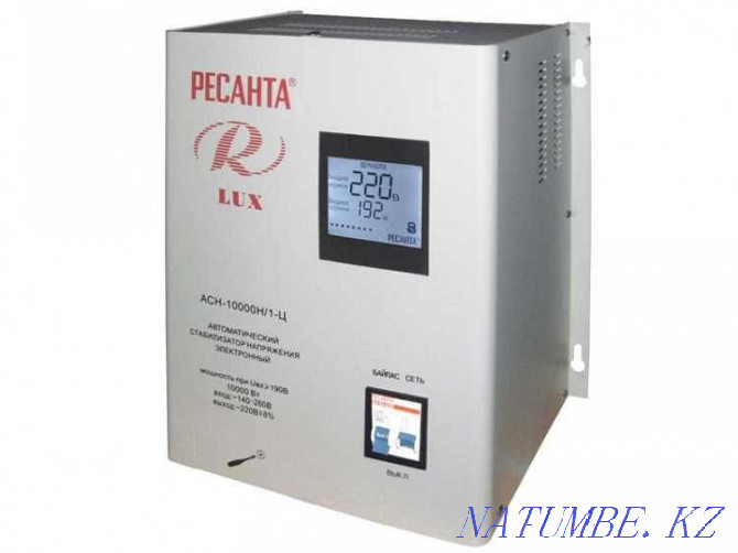 Voltage stabilizer series LUX RESANTA ASN-10000N/1-Ts-10 kW Almaty - photo 1