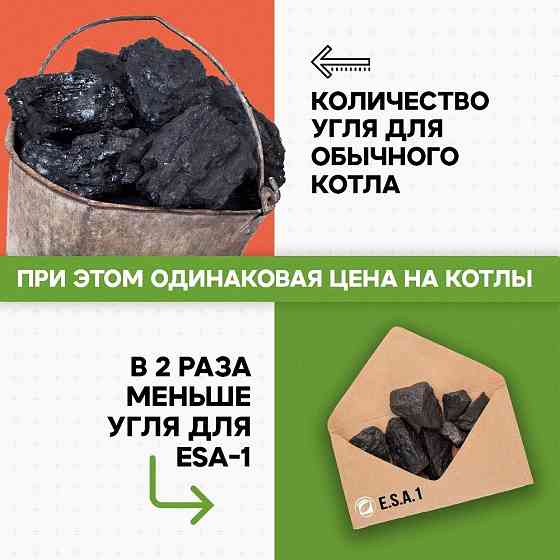 Котлы,котел ЭКО малодымные длительного горения на угле и газе. Astana