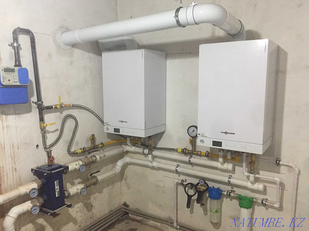 Gas boiler, Gasification, Gas boilers, Installation. Boiler. Boilers. Gas. Astana - photo 4