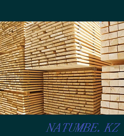 Forest lumber: boards, rafters, lathing, timber Almaty - photo 1