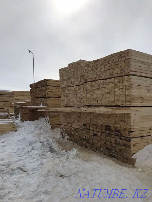 Лес пиломатериалы: доски, стропила, обрешётка, брус Алматы - изображение 7