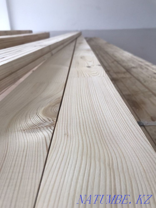 Доска пола ( шпунт ) сосна, толщина 4 см Костанай - изображение 1