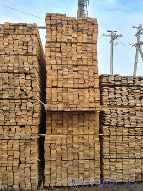 Арзан а?аш, доски, брус, агаш, тастама, стропила, черный, обрешотка Атырау - изображение 3