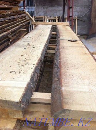 lumber board pine dry unedged carpentry 0.1 grade Almaty - photo 1
