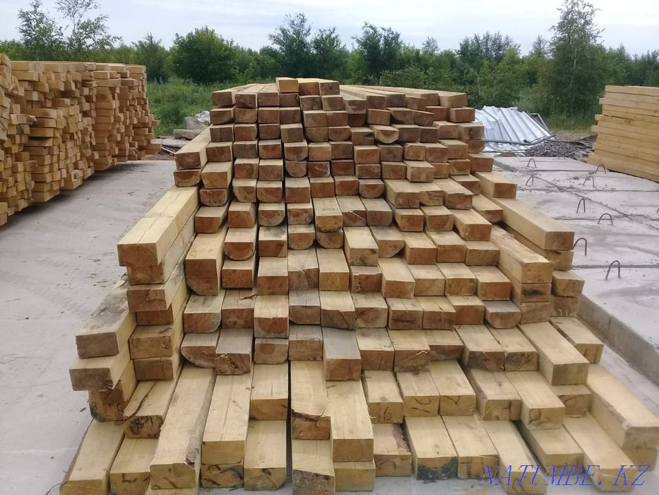 Доска обрезная, брус.Доставка.Оплата по факту доставки. Астана - изображение 1