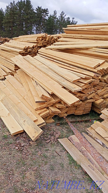 Доска, Пиломатериалы, Обрезная и Необрезная Доски Все виды есть Астана - изображение 2