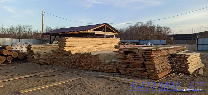 lumber. Edged board, not edged, beam. Clapboard. Wholesale/retail. Kokshetau - photo 8
