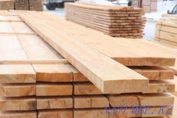 lumber boards, lathing, straps, not edged all in stock Semey - photo 1