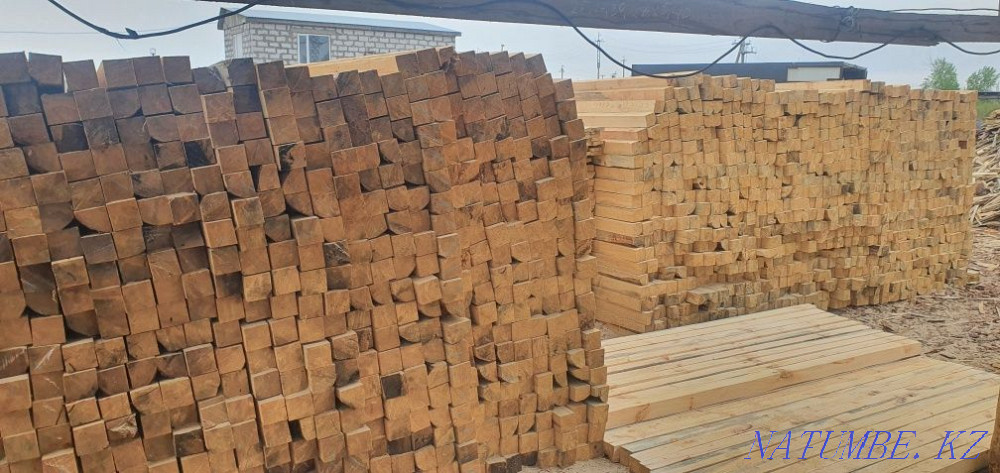 Доска обрезная и необрезная горбыль дрова кругляк туалет будка Костанай - изображение 5