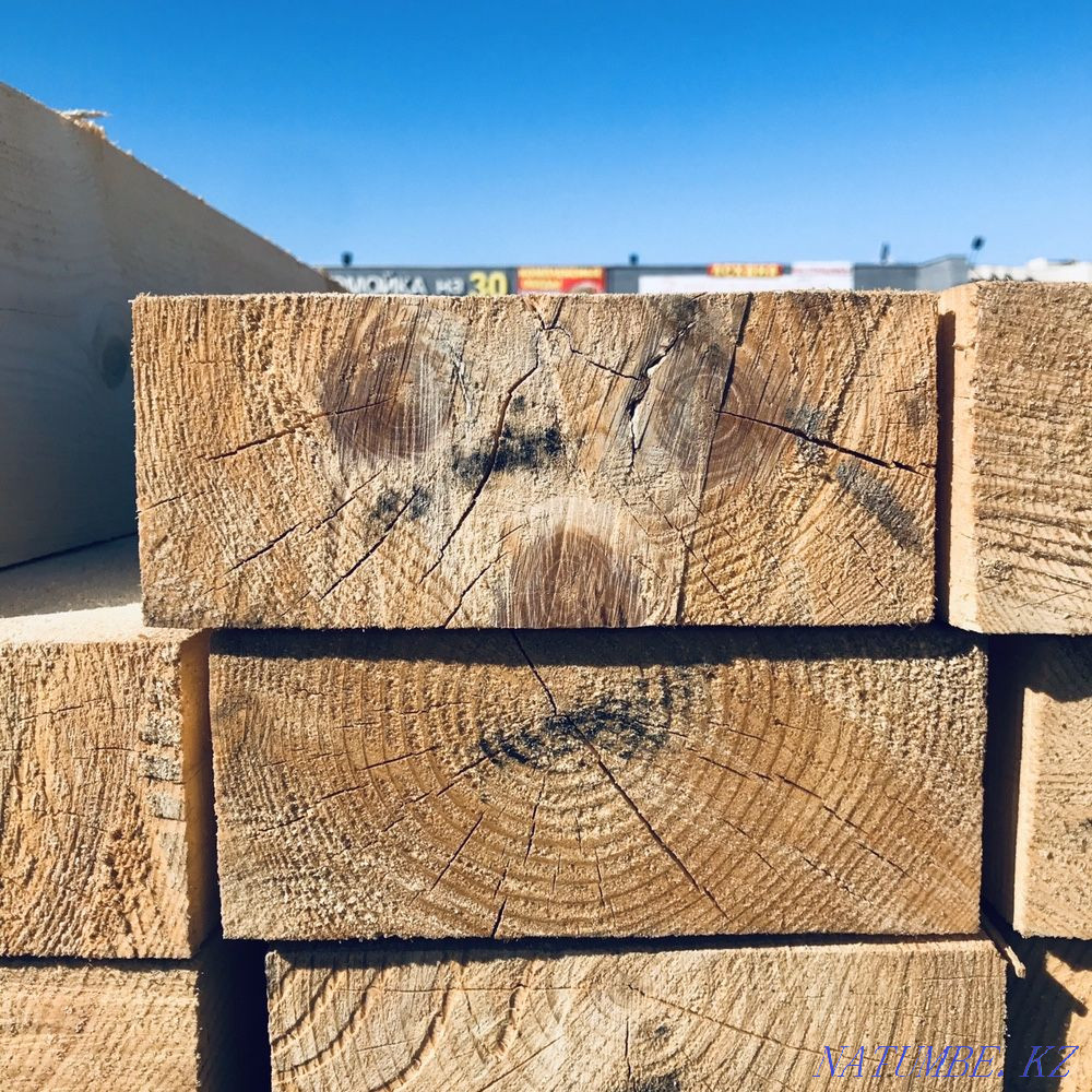 Доска Балка Брус Обрешётки Стропила Не обрезной Жезказган - изображение 6