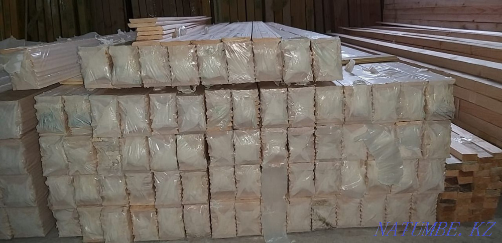 Доски обрезной и не обрезной вагонка для баня Астана - изображение 2