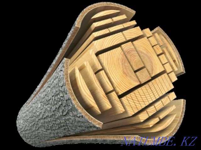 Board Timber Beam Unedged Rafter Lathing Logs Karagandy - photo 4