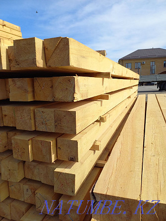 Rafters, beams, bar, board, firewood, timber, unedged board, forest, Semey - photo 4