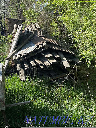 Firewood used boards, beams  - photo 2