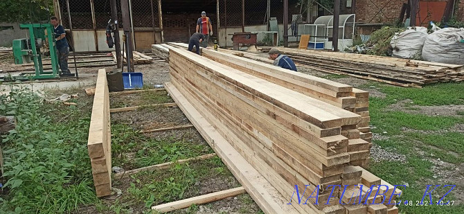 We sell lumber: board 6 m. edged rafters beams beams timber Ust-Kamenogorsk - photo 1