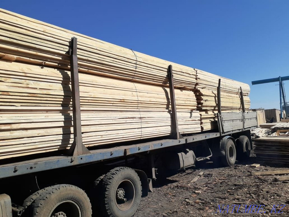 ЛЕС Пиломатериалы из России вагонка всё размеры есть. Темиртау - изображение 1