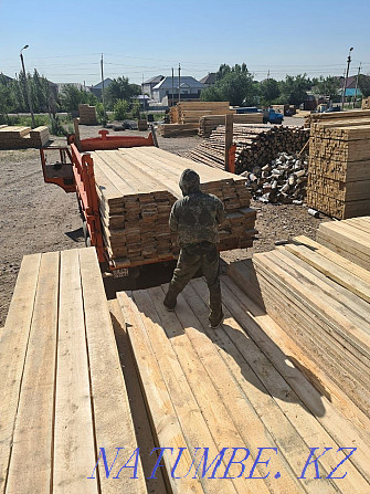 Timber, Beam, Beam, Edged, unedged board, Round timber, Picket Astana - photo 1