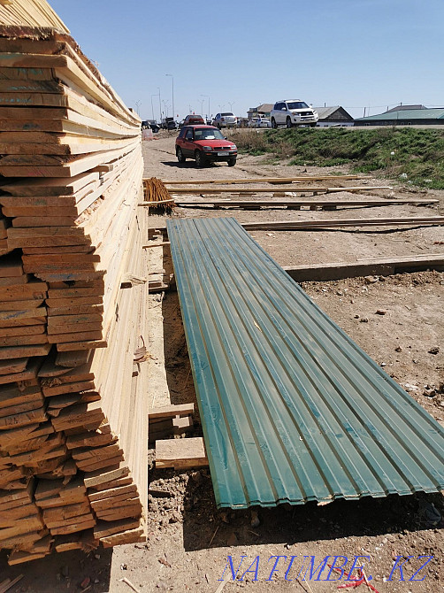 Lumber, beams, beams, rafters, edged and unedged Astana - photo 7