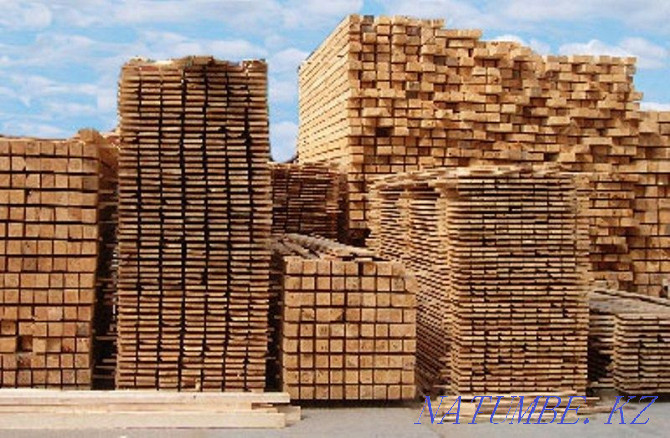 Lumber, lumber Edged board, unedged, Cement Kokshetau - photo 1
