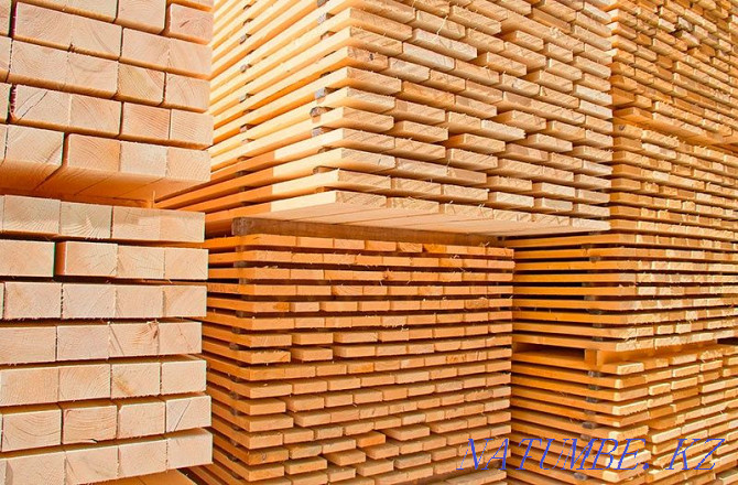 Lumber, lumber Edged board, unedged, Cement Kokshetau - photo 2