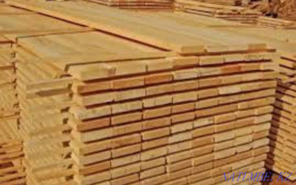 Продам доску обрезную и необрезную,г.Костанай Костанай - изображение 1