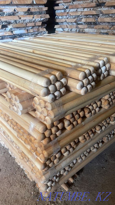 Черенок для лопаты ,граблей,метелок,черенки 40,30,25 Шымкент - изображение 1