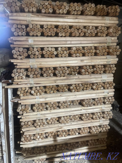 Черенок для лопаты ,граблей,метелок,черенки 40,30,25 Шымкент - изображение 4