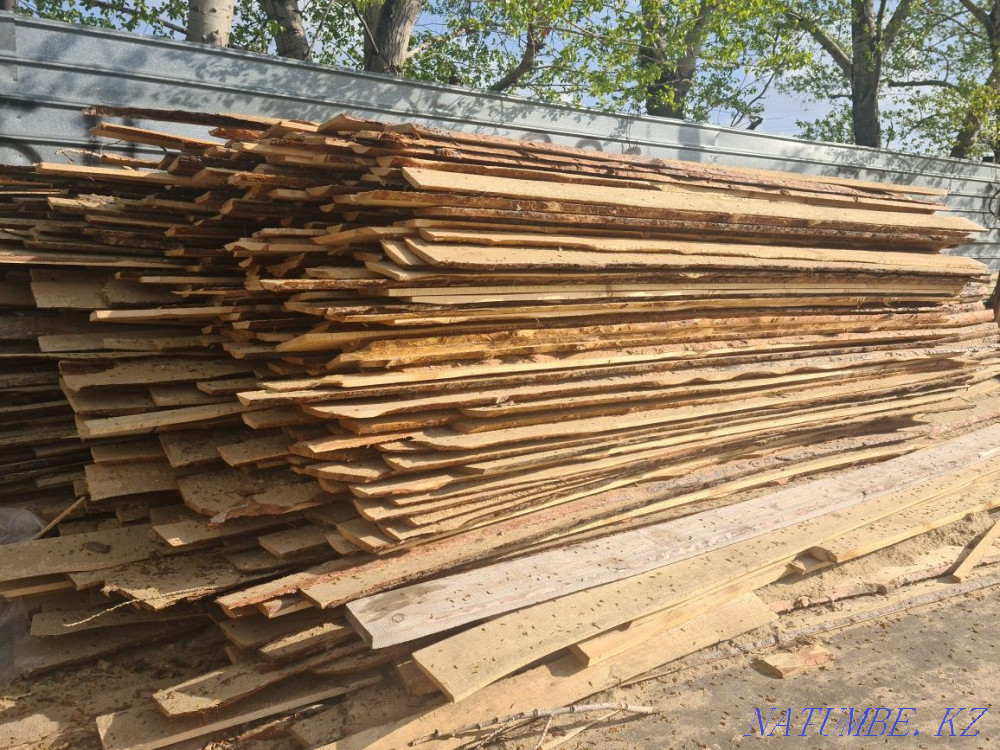 Доска необрезная. Костанай - изображение 4