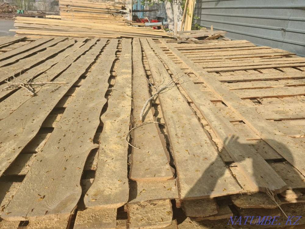 Доска необрезная. Костанай - изображение 3