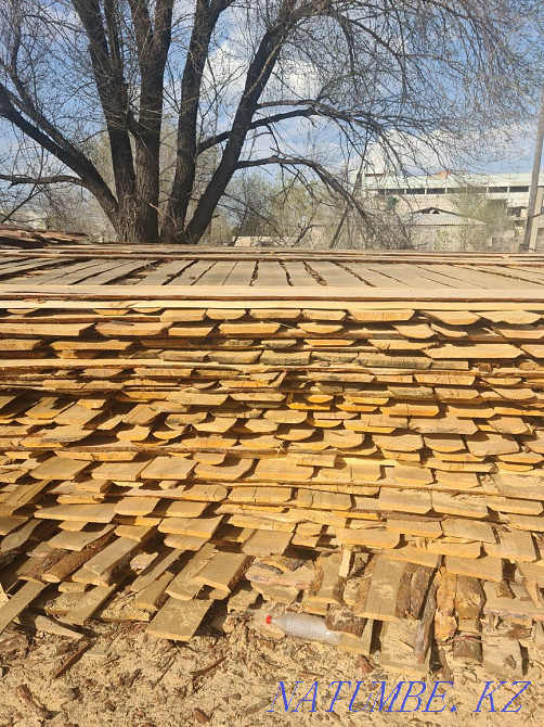 Доска необрезная. Костанай - изображение 1