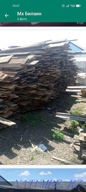 I will sell lumber, unedged board, timber, second-hand rafters  - photo 2