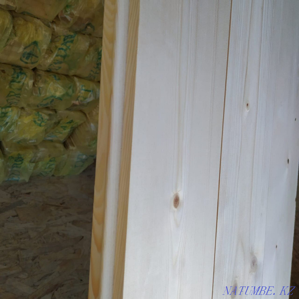 Вагонка (сосны)!Штиль!Имитация бруса!Кляймер!Доска пола(шпунтованная)! Кокшетау - изображение 3