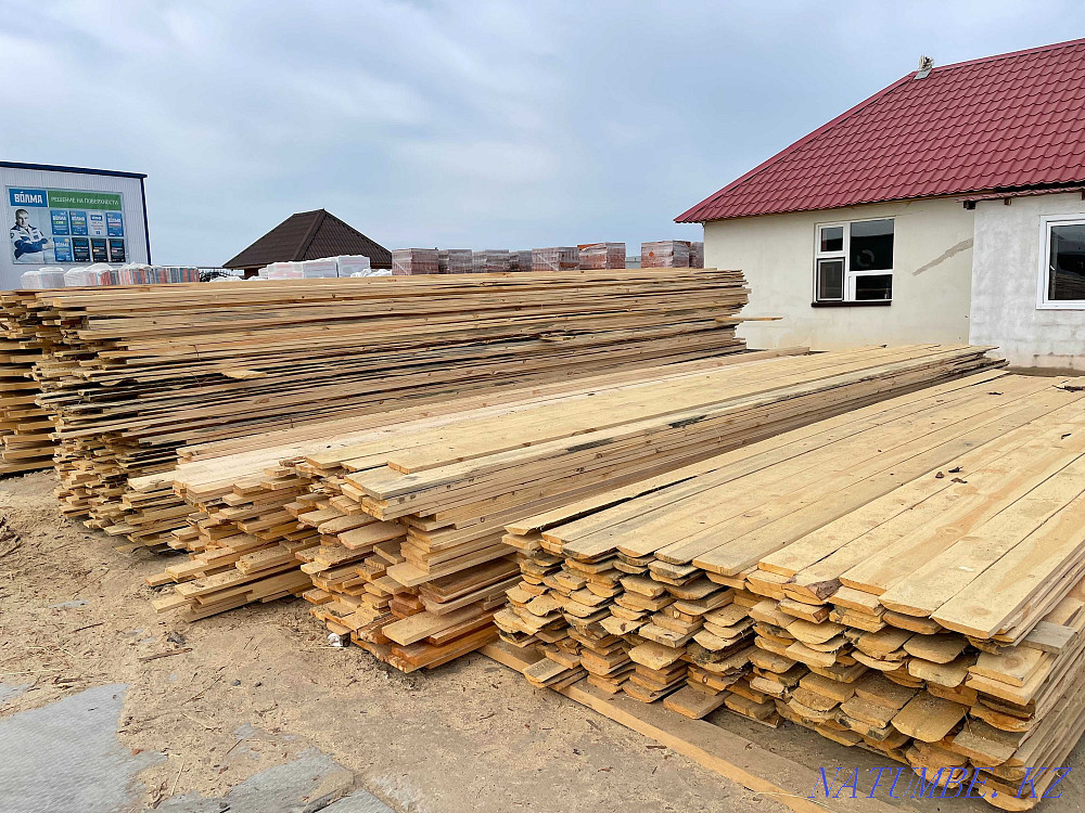 Lumber, pine, timber, beams, rafters, lathing Aqsay - photo 2