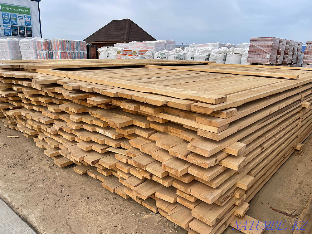 Lumber, pine, timber, beams, rafters, lathing Aqsay - photo 1