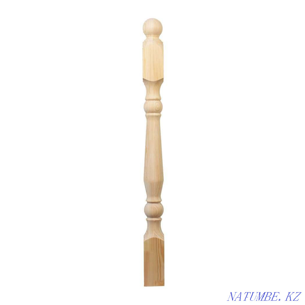 Pillar solid pine for stairs 4 Oral - photo 1