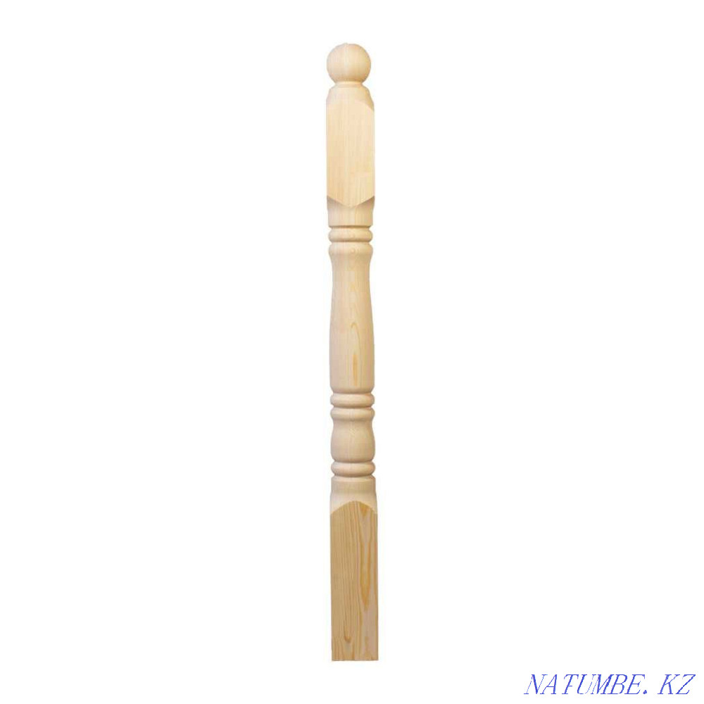 Столб массив сосна для лестниц 2 Уральск - изображение 1